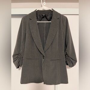 Gray blazer